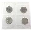 Image 2 : 2006 Canada $1 Wolf 1/2oz .9999 Fine Silver Coins in Sealed Mint Plastic Sheet. 4pcs (TAX Exempt)