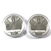 Image 1 : 2018 Tuvalu $1 Marvel Series - Deadpool 1oz .9999 Silver Coins in Capsules. 2pcs (TAX Exempt)