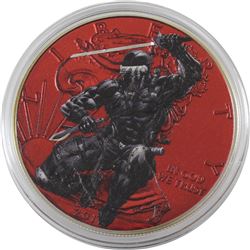 2017 USA 1oz GI Joe Snake Eyes .999 Fine Silver Coloured Eagle in Capsule (TAX Exempt)