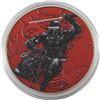 Image 1 : 2017 USA 1oz GI Joe Snake Eyes .999 Fine Silver Coloured Eagle in Capsule (TAX Exempt)