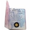 Image 1 : World of Gold Coins Passport 1998 Austria 1/10oz Philharmonic .9999 Fine Gold Coin Encapsulated in F