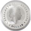 Image 2 : 2014 Australia 1oz .999 Fine Silver Gilded Saltwater Crocodile in Capsule (TAX Exempt)