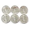 Image 1 : Monarch Precious Metals 1/2oz .999 Fine Silver Butterfly Rounds. 6pcs (TAX Exempt)