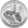 Image 1 : 2020 Australia $2 Year of the Mouse 2oz .9999 Fine Silver Coin (capsule lightly scratched). TAX Exem