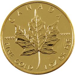 2009 Canada $50 1oz .9999 Fine Gold Maple Leaf (scratched). TAX Exempt