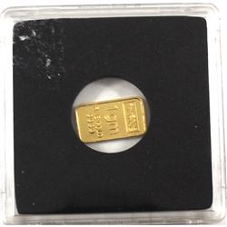 Sunshine Minting 1 Gram .9999 Fine Gold Bar (TAX Exempt)
