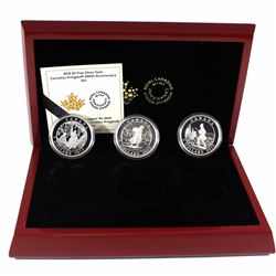 2015 Canada $5 Cornelius Krieghoff 200th Anniversary Fine Silver 3-coin Set (TAX Exempt)