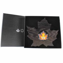 2016 $20 Canada's Colourful Maple Leaf Shaped Fine Silver Coin (TAX Exempt)