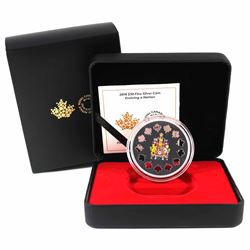 2018 Canada $30 Evolving a Nation Fine Silver Coin (capsule lightly scratched). TAX Exempt