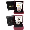 Image 1 : 2013 Canada $3 Maple Leaf Impression & 2016 $20 Majestic Maple Leaves with Drusy Stone Fine Silver C