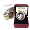 Image 1 : 2014 Canada $20 Nanaboozhoo & the Thunderbird's Nest Fine Silver Coin (sleeve dented in one corner).