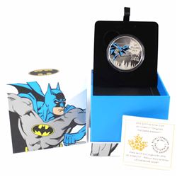 2016 Canada $20 DC Comics Originals - The Dark Knight Fine Silver Coin (TAX Exempt)