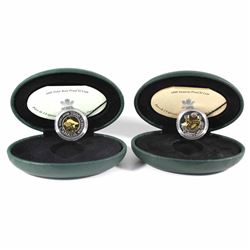 1999 Canada Nunavut & 2000 Polar Bear Knowledge Proof $2 Coins in Green Display Cases with COAs (199