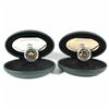 Image 1 : 1999 Canada Nunavut & 2000 Polar Bear Knowledge Proof $2 Coins in Green Display Cases with COAs (199
