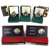 Image 1 : 2002-2006 Canada 50-cent Canadian Floral Sterling Silver Series - 2002 Golden Tulip, 2003 Golden Daf