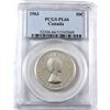 Image 1 : 1963 Canada 50-cent PCGS Certified PL-66 (Heavy Cameo not listed)