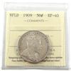 Image 1 : 1909 Newfoundland 50-cent ICCS Certified EF-40