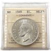 Image 1 : 1949 Canada Silver $1 ICCS Certified MS-65