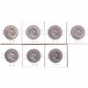 Image 2 : 1941-1947 Canada 50-cent in EF Condition (scratched or cleaned). 7pcs