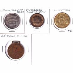 Lot of Miscellaneous Tokens - 1938-1988 50th Anniversary of Bluewater Bridge, First Century of Stude