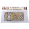 Image 1 : RADAR 2011 $100 BC-73c-N1-iii-N10-iii, Bank of Canada, Wilkins-Poloz, 3 Digit RADAR, 4 Cycle REPEATE