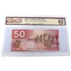 Image 1 : 2004 $50 BC-65a, Bank of Canada, Jenkins-Dodge, Changeover, Printed in 2006, S/N: AHJ3020374, BCS Ce