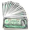 Image 1 : Group Lot of 40x 1867-1967 $1 No Serial Number Bank of Canada Notes Uncirculated. 40pcs.