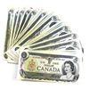 Image 1 : Estate Lot of 1973 $1 Canada Notes, many different prefixes! 55pcs
