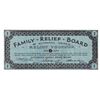 Image 1 : DC-070-2a, 1-cent, Family Relief Board of Kitchener, Ontario Relief Voucher, VF.