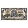 Image 1 : 1937 $20 BC-25c, Bank of Canada, Coyne-Towers, J/E3725030, VF. Note contains a hole and a pinhole on