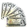 Image 1 : 1973 $1 Bank of Canada Crow-Bouey Signature Notes with Consecutive Serial Numbers ECF0642021-49 UNC.
