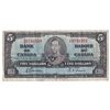 Image 1 : 1937 $5 BC-23b, Bank of Canada, Gordon-Towers, X/C0741958, Fine. Note contains some tears along the 