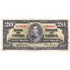 Image 1 : 1937 $20 BC-25b, Bank of Canada, Gordon-Towers, C/E6884395, VF.