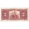 Image 2 : 1937 $2 BC-22c, Bank of Canada, Coyne-Towers, K/R0335915, Fine. Note contains some tears and a hole 