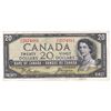 Image 1 : 1954 $20 BC-33b, Bank of Canada, Beattie-Coyne, Devil's Face, C/E2074881, VF.