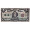 Image 1 : 1923 $1 DC-25i, Dominion of Canada, McCavour-Saunders, Bronze Seal, Fine. Note contains 2 small hole