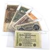 Image 1 : Lot of 1923-(1940-1945) Germany Banknotes - Pick #106a, R138a, 174b, 180a & 181a. Notes contain vari