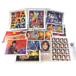 Stamps The Beatles: 16 different Stamps about The Beatles, released mainly from Republic of Chad & A