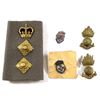 Image 1 : Military Buttons, General Service Pins and Royal Artillery Ubique Cap Badges. 7pcs
