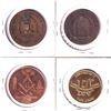 Image 2 : Estate Lot of Canada Masonic Tokens - Prince of Wales Chapter RAM No 226 Perth, Ontario One Penny, K