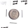 Image 1 : Hong Kong 1897 Silver 5-cent in Choice BU Condition.