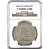 Image 1 : United States 2000-P Silver Dollar Commemorating Leif Ericson "Founder of the New World" NGC Certifi
