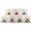 Image 1 : Group Lot of 7x Canadian ICCS Certified Coins all MS-63 & MS-64. 7pcs