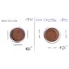 Image 1 : Error: Lot of 2x Canada 1-cent With Off Strikes, both coins approximately 20% off struck. Lot includ