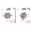 Image 1 : Error: 2x Canada Silver 10-cent with Clipped Planchets. Lot includes a 1961 in VF and a 1962 in Choi