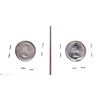 Image 2 : Error: 2x Canada Silver 10-cent with Clipped Planchets. Lot includes a 1961 in VF and a 1962 in Choi