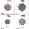 Image 1 : Error: Lot of 4x Foreign Blank Planchets, all struck in Cupro-Nickel (non-magnetic) 4pcs