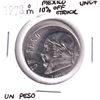 Image 1 : Error: Mexico 1978 OM Pesos off struck approximately 10%. Coin in in MS-62.