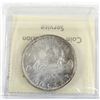 Image 2 : Silver $1 1966 Large Beads ICCS Certified MS-65! Lightly toned with lots of underlying luster.