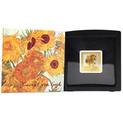 2019 Niue 1oz $1 Treasures of the world painting - Vincent Van Gogh's Sunflowers (Tax Exempt)